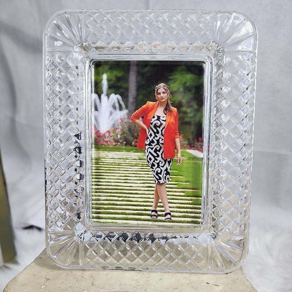 Elegant 7 1/2" X 6" Photo Frame Glam Aesthetic
